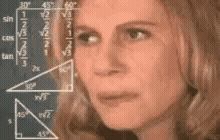 Confused Math Lady