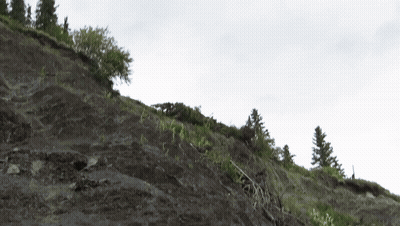 Car Drives Off A Cliff